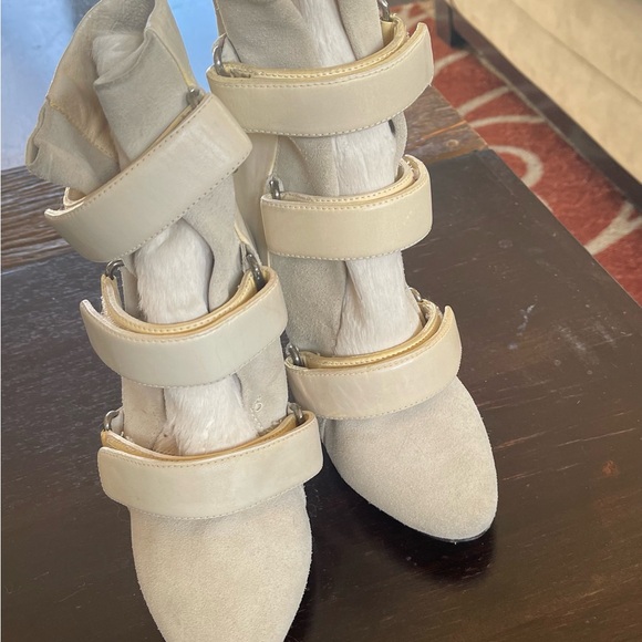 Isabel Marant Shoes - Isabel Marant NEW Scarlet Wedge Cream Boots Booties Size 36 or 6